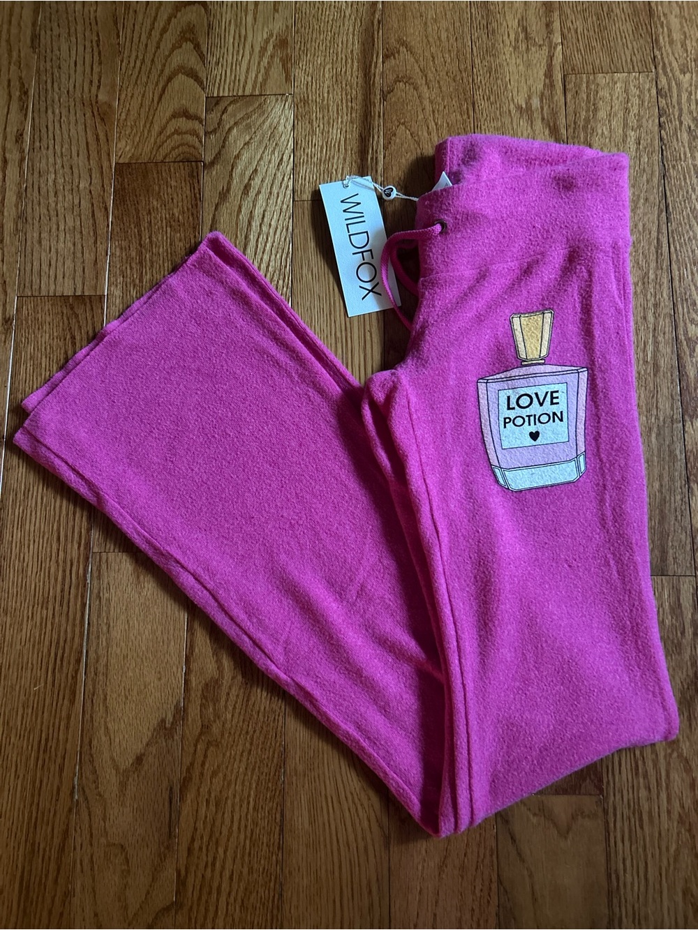 Wildfox Hot Pink 'Love Potion' Lounge Pants NWT RARE XD